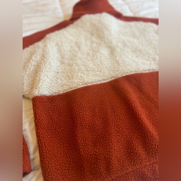 Columbia Lodge Sherpa Fleece Retro Outdoor Cozy Soft Pullover Sweatshirt Medium - Picture 9 of 16